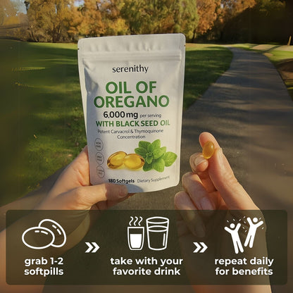 Oil Of Oregano with Black Seed Oil